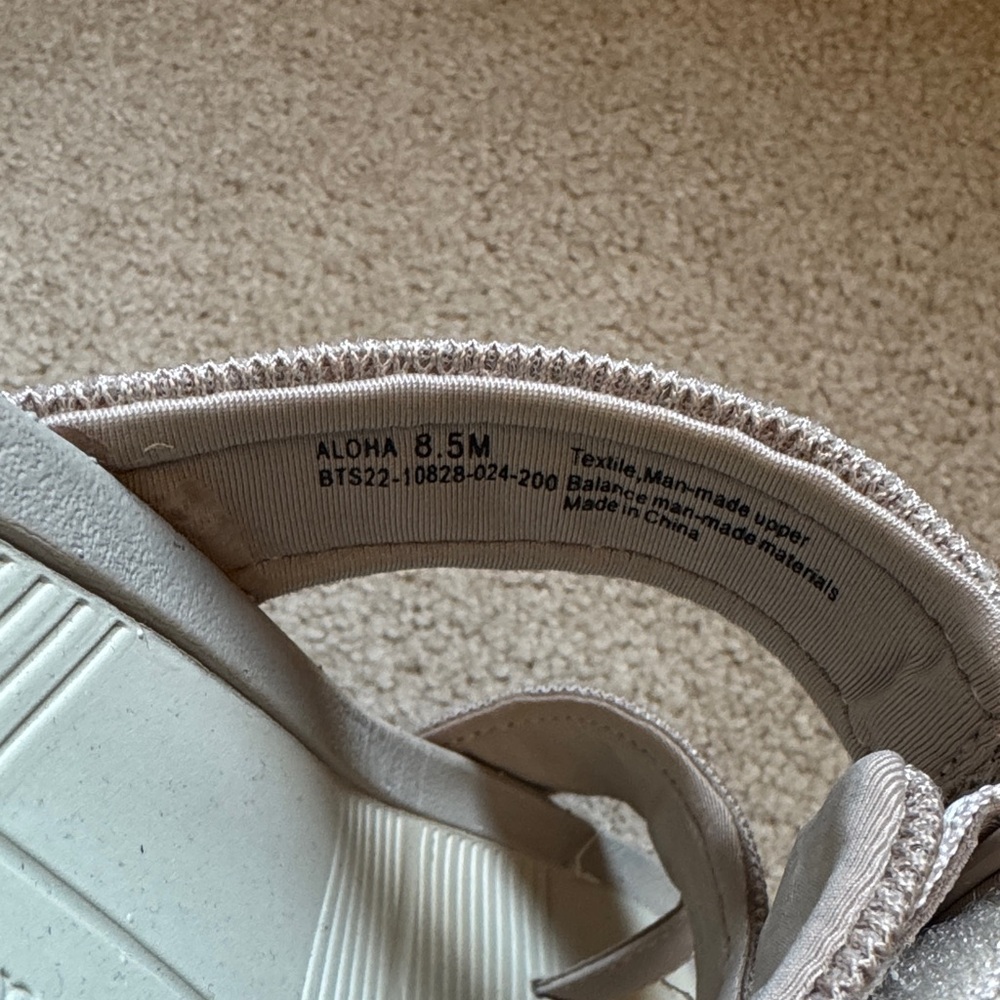 BareTraps Taupe Slide Sandals - Picture 3 of 4